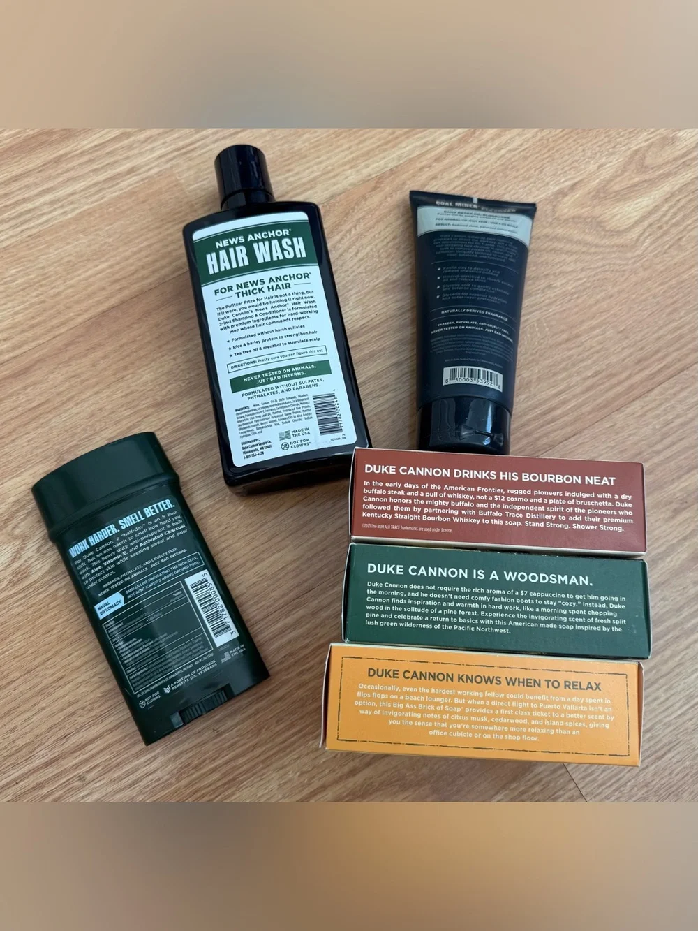 Duke Cannon (6pcs Bundle) Deodorant - 3x Soap - Face Wash - Hair soap *NEW*